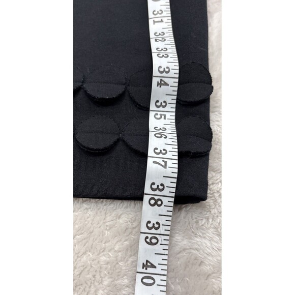 Boden Women’s Sz 4 Black Ponte Knit Sheath Circle Appliqué Hem 3/4 Sleeve WH280 - Picture 13 of 14
